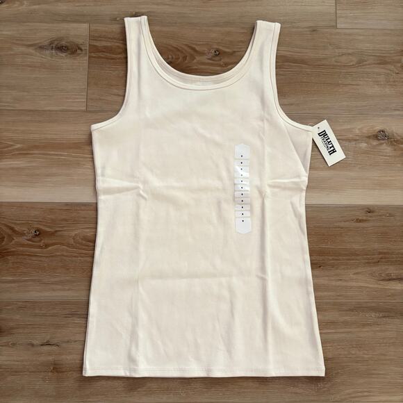 NWT Duluth Trading Co No-Yank Rib Tank in Birch sz M - Picture 3 of 5
